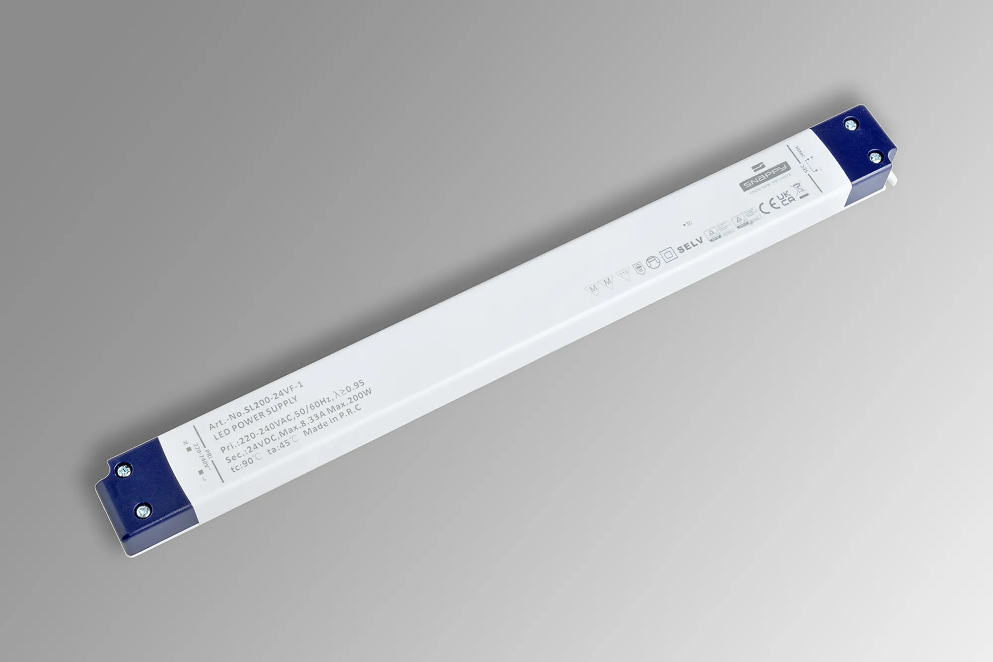 IP20 Slim 24V Non-Dim Drivers Snappy Fixed output Driver